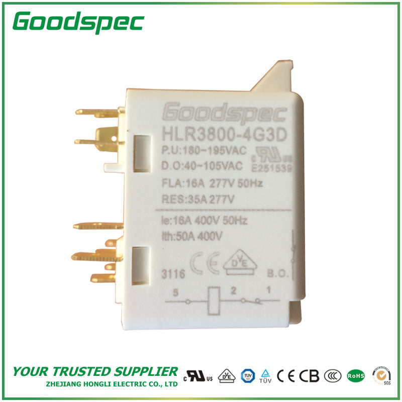 HLR3800-4G3D POTENTIAL TYPE MOTOR STARTING RELAY – HONGLI ELECTRIC